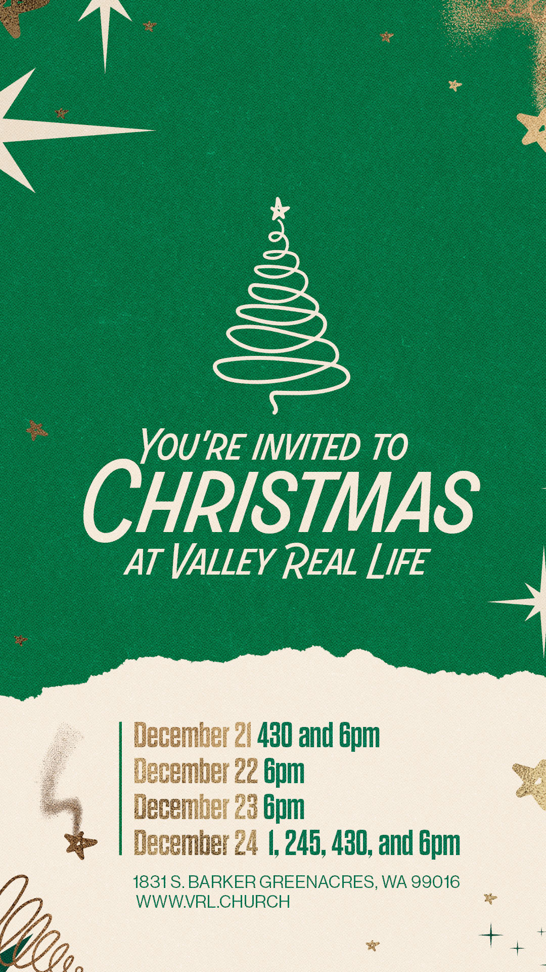 Christmas Invite - Vertical